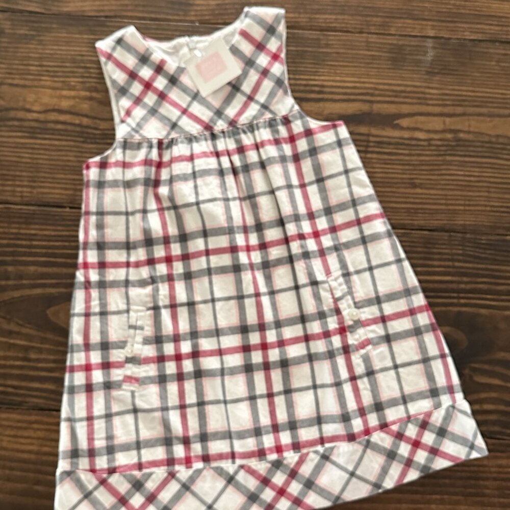 Janie and Jack Parisian Chic Plaid Jumper